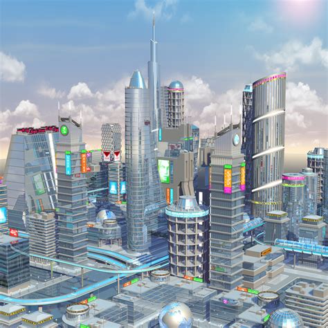 Future City Hd Obj
