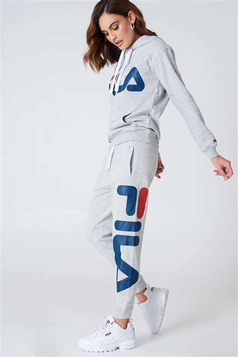 Classic Basic Sweatpants Sport Dress Outfit Fila Outfit Sporty Outfits