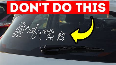 If Your Car Has Bumper Stickers Remove Them Immediately Youtube
