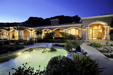 13000 Square Foot Mediterranean Mansion In Tucson Az Homes Of The Rich