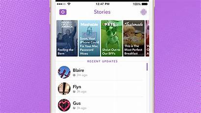Snapchat Discover Stories Ui Redesign India App
