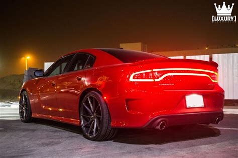 2015 Red Charger Srt 392 Lights Up The Night 21 Pics Carscoops