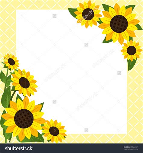 Boarder Clipart Sunflower Boarder Sunflower Transparent