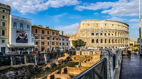 Roman Colosseum And Ruins Free Stock Photo Public Domain Pictures