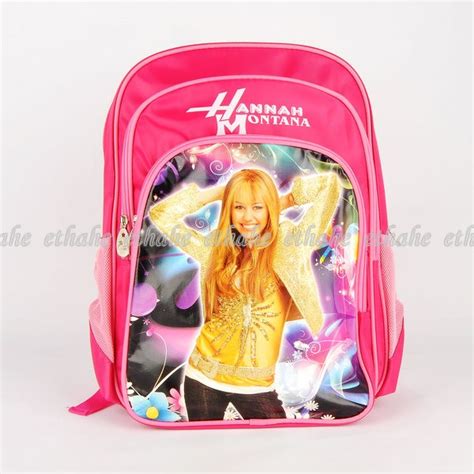 Hannah Montana School Bag Backpack Rucksack Pink E1gnpj Ebay