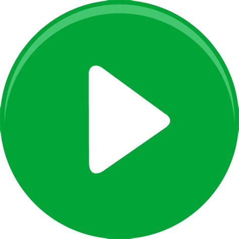 Play Button Green Icon Png And Svg Vector Free Download