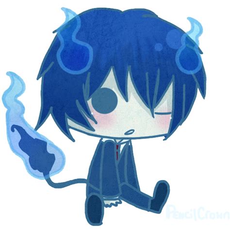 Chibi Ver Rin Okumura By Pencilcrown On Deviantart Chibi Anime