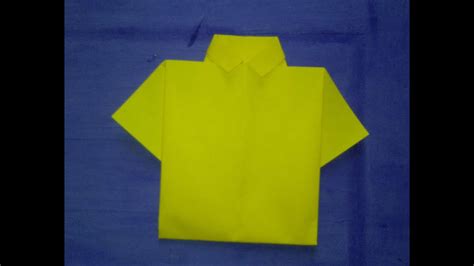 Origamiz Cómo Hacer Una Camisa De Papel Youtube