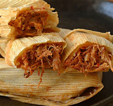 Red And Green Tamales A Mexican Dish Made From Cornmeal Dough