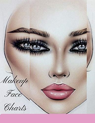 Buy Makeup Face Charts A Sturdy Blank Paper Practice Face Chart