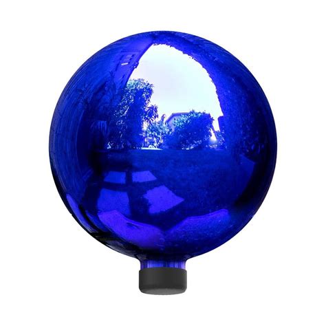 Alpine Corporation 10 In Dia Indoor Outdoor Glass Gazing Globe Festive