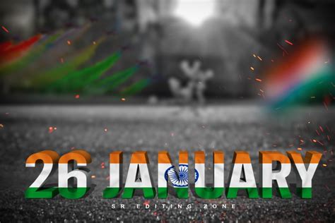 26 January Background For Picsart Happy Republic Day Background