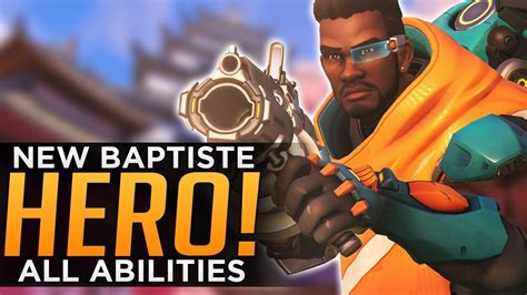Overwatch New Hero Baptiste Gameplay All Abilities Breakdown Youtube