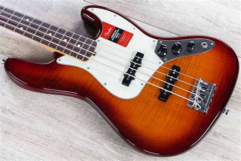 Fender Limited Edition American Pro Jazz Bass Flame Maple Top Hard