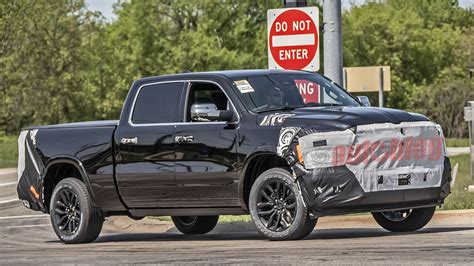 Spy Shots Suggest 2025 Ram 1500 Refresh Possible Passenger Screen