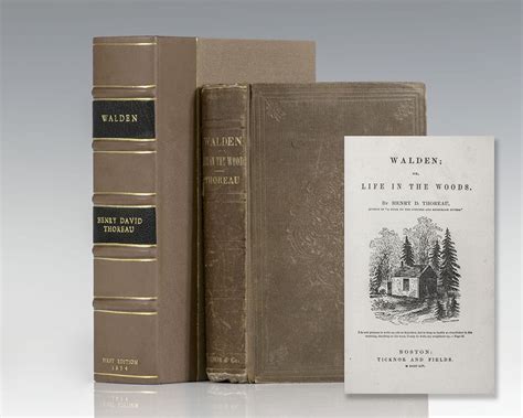 Walden Henry David Thoreau First Edition