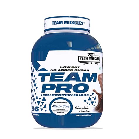 Team Muscles Team Pro High Protein Shake 2 Kg Chocolate Gold Whey Whey Protein Protein
