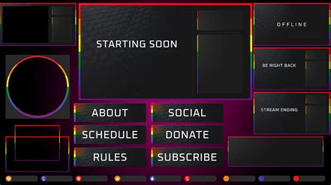 Pride Twitch Overlay Pack Obs Studio Streamlabs Obs