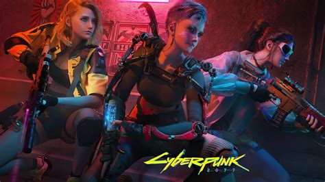 2560x1440 Cyberpunk 2077 Girl Team 1440p Resolution