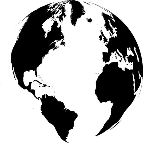 World Map Globe Png Clipart Black Black And White Blank Map Border Images And Photos Finder