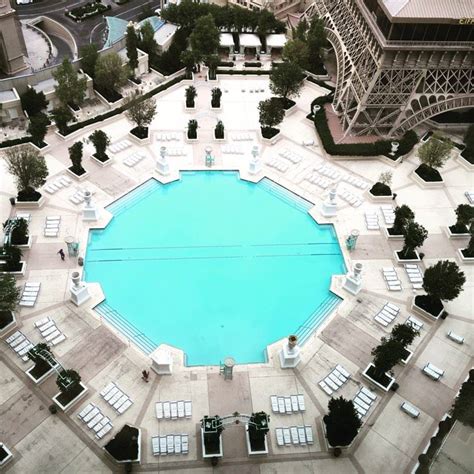 The paris vegas pool is picturesque, covering 3 acres of well manicured landscape with the pool at the center. Free Hotel Review: Paris Las Vegas - TravelUpdate