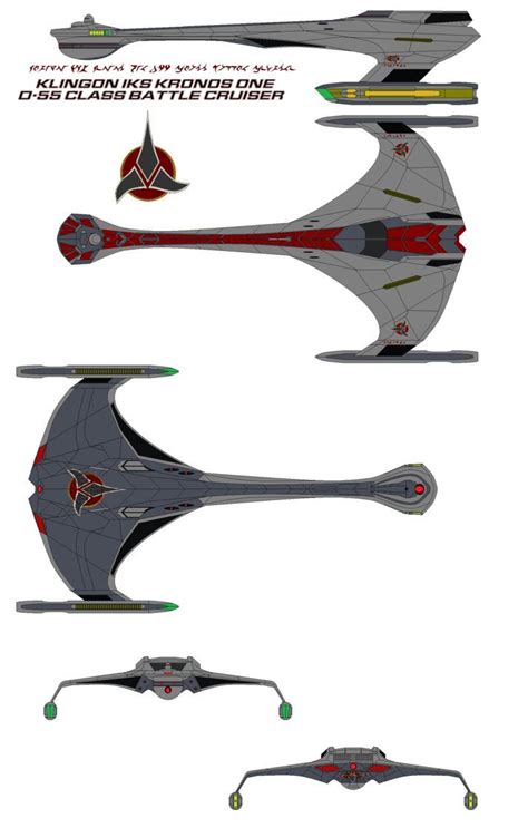 Klingon Iks Kronos One D 55 Class Battle Cruiser By Bagera3005 Star
