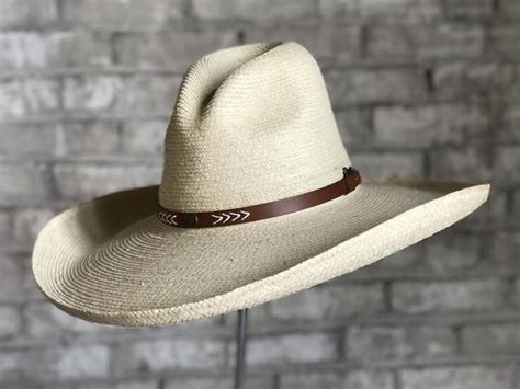 Palm Straw Big Gus Cowboy Hat In 2020 Cowboy Hats Hats For Men