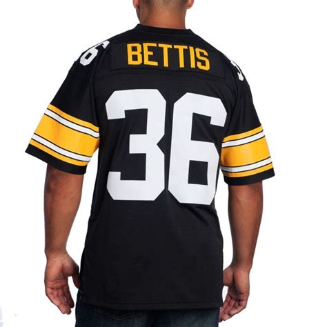 Pittsburgh Steelers Bettis 36 Replica Home Jersey Black