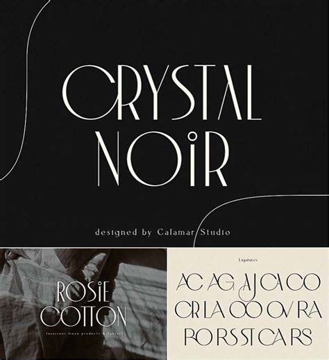 Crystal Noir Font Free Download