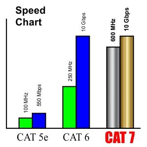 Cat8 cables go one step further, wrapping each twisted pair in foil to virtually eliminate crosstalk and enable higher data transmission speeds. 10 Ft Black - CAT7 Ethernet Cable - Tera Grand