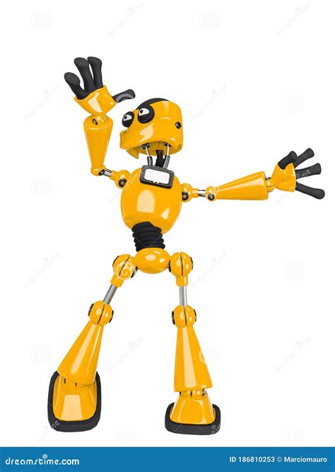 Robot Cartoon Dancing Stock Illustration Illustration Of Bionic