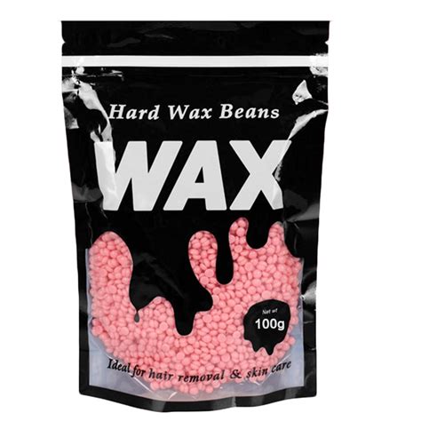 hard wax beads beans waxing hair removal hot film no strip depilatory