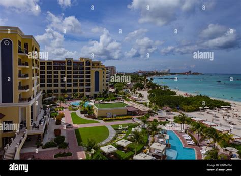 Palm Beach Aruba September 13 2017 The Popular Tourist Resort Of