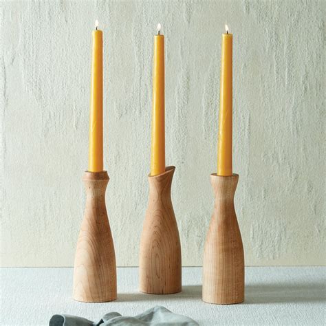 Turned Wood Taper Holders Our State Store Wood Turned Candle Holders
