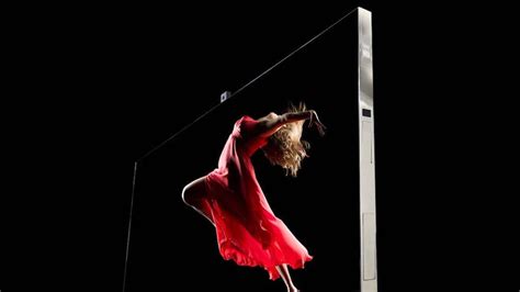 remember the weird wireless wall hung oled tv now it can stop itself from falling techradar