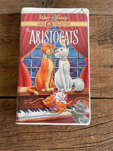 Vintage Vhs Movie The Aristocats Walt Disney Etsy