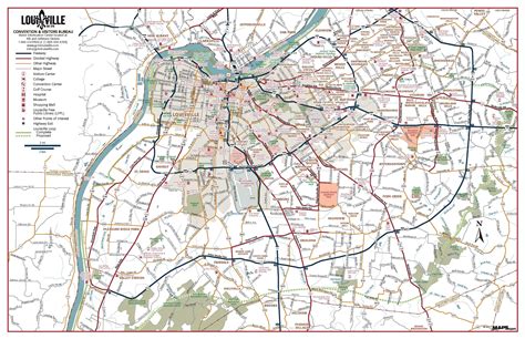 Large Detailed Map Of Louisville Images And Photos Finder