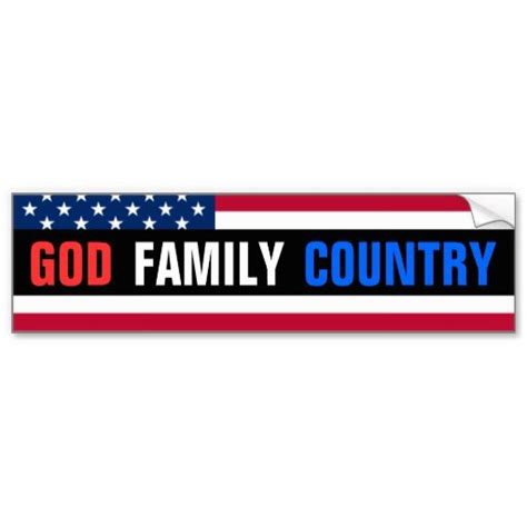 God Family Country Bumper Sticker Zazzle God Family Country Bumper Stickers Car Bumper