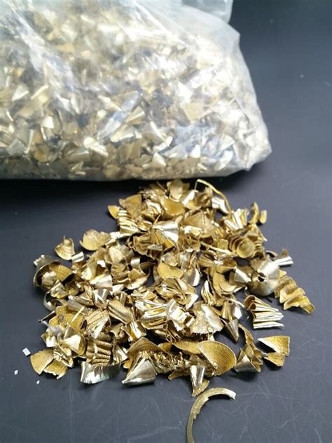 100g Metal Shavings Brass Shavings Metal Scrap By Starryorgonite