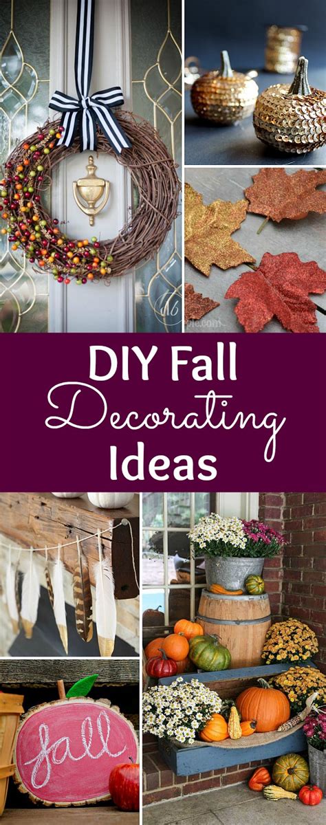 Diy Fall Decorations Ideas Diy Fall Decorating Ideas - The Art of Images