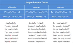 Contoh Kalimat Simple Present Positive Negative Dan Interogative