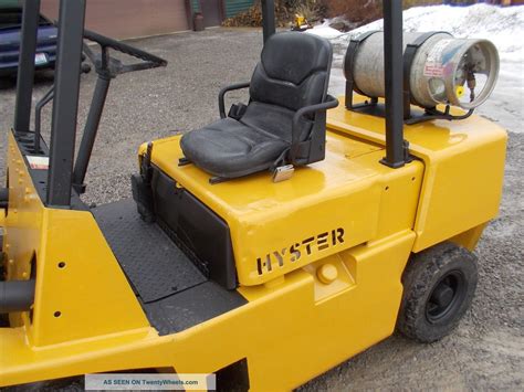 Hyster Pneumatic 6000 Lb H60xl Forklift Lift Truck Lp Gas Lifts Skid Pallet