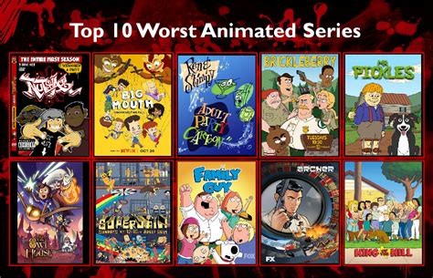 My Top 10 Worst Animated Series By Connergarczynski2003 On Deviantart