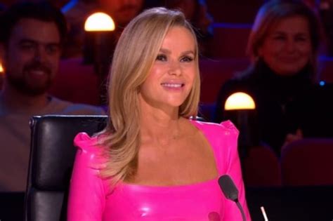 Amanda Holden says she ll continue to wear risqué outfits as she opts for pink latex on Britain