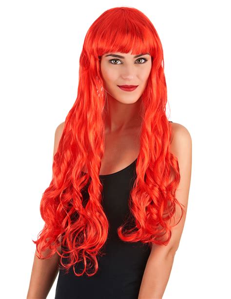 Long Wig With Red Curly Hair Vegaoo