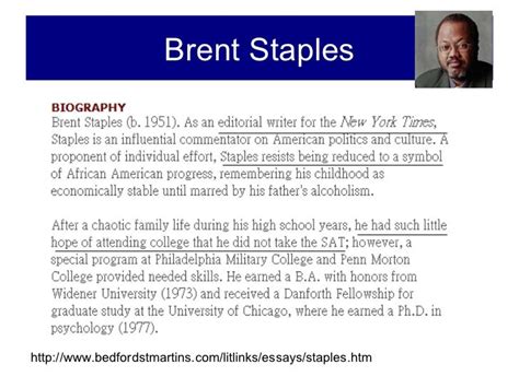Just Walk On By Brent Staples Summary - Just walk on by