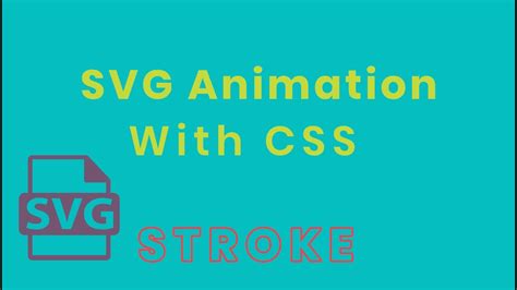 Svg Animation In Css Youtube