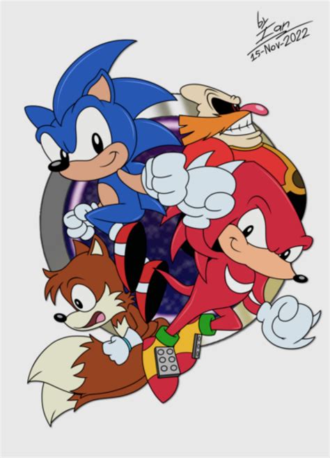 Sonic N Knuckles Collection Artwork In Aosth Style By Ianmcracoon2000