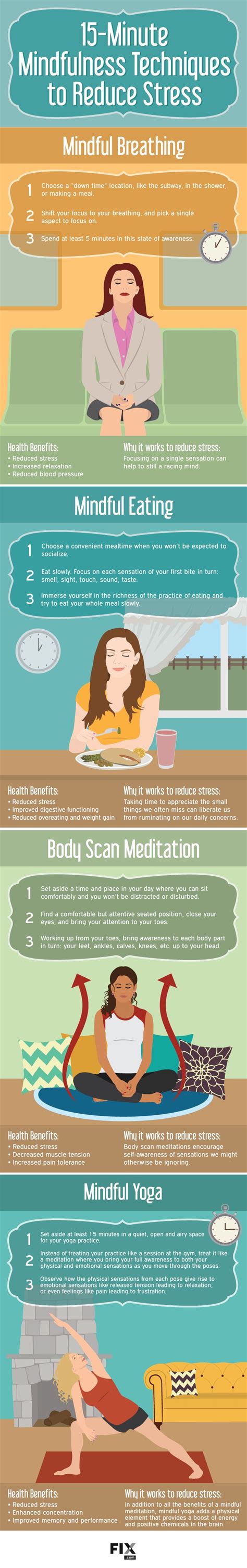 Health Infographic Mindfulness Techniques To Reduce Stress Your Number