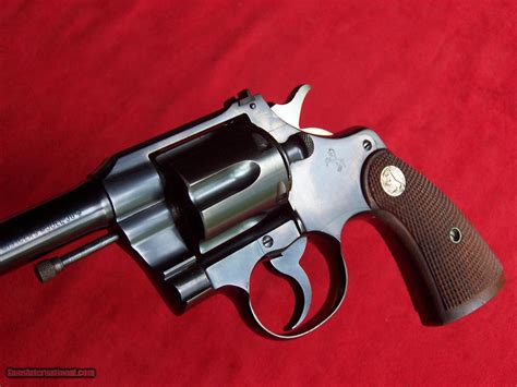 Colt Officers Model Target 38 Special 6 Barrel In